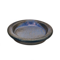 Kerzenteller graublau