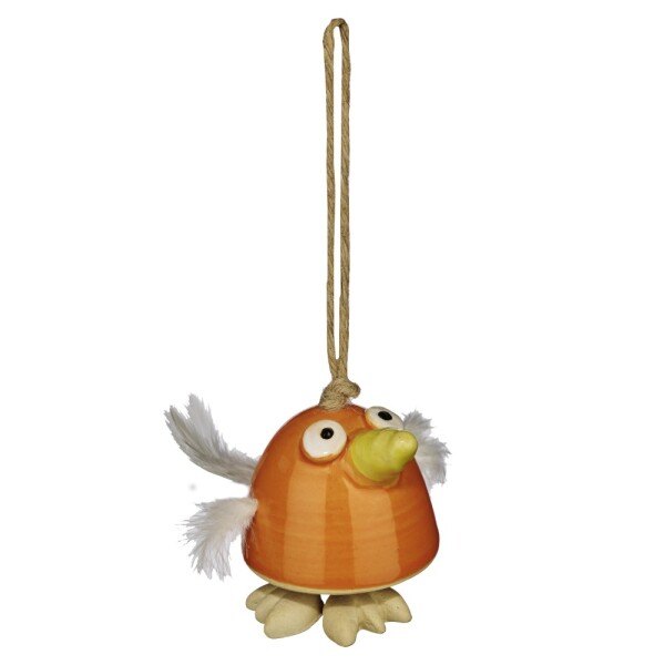 Glocke Vogel orange