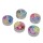 Bunte Teelichter 5er-Set