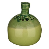 Kugelvase grün ohne Kerze