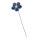 Blumenstecker Blaue Keramikblume