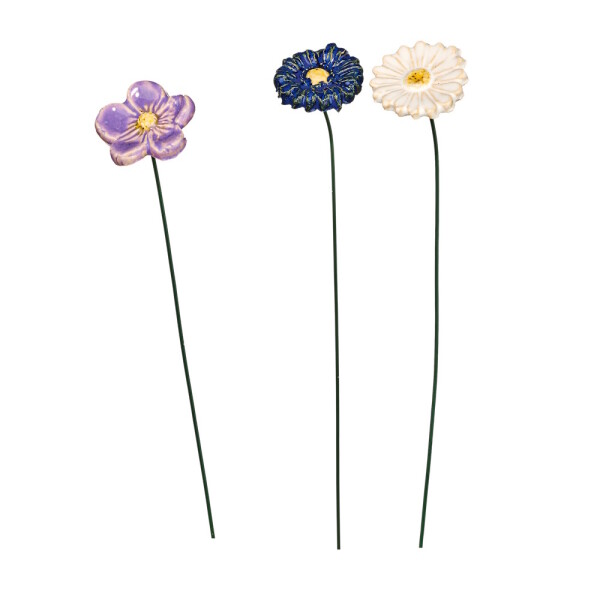 Blumenstecker klein 3er-Set