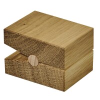 Notizklammer Eiche geölt