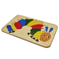Puzzle Raupe