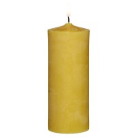 Zylindrische Stumpenkerze Natur