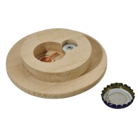 Trinkglasabdeckung mit Flaschenöffner