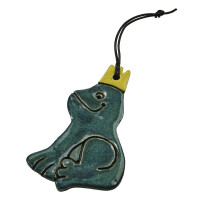 Anhänger Frosch mit Krone