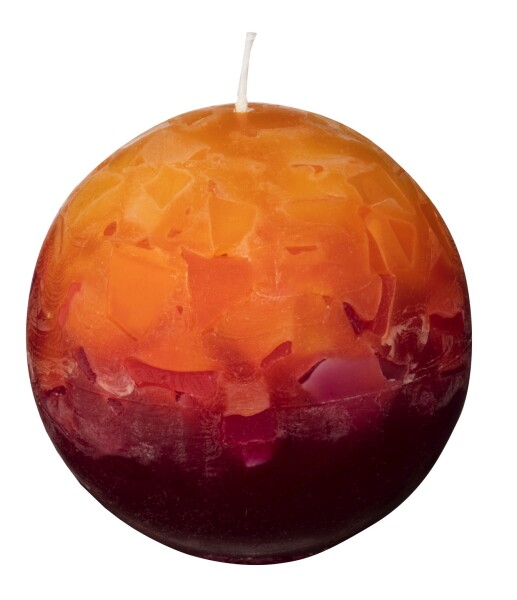 Kugelkerze Burning Flame