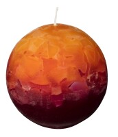 Kugelkerze Burning Flame