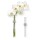 Wandvase Zylinder Alu.Glas
