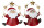 Metall-Nikoläuse 2er-Set